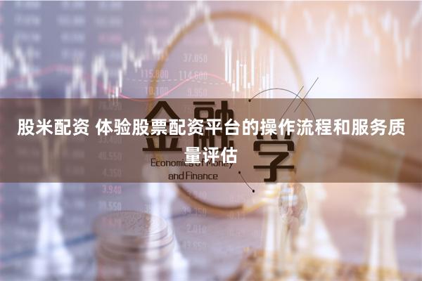 股米配资 体验股票配资平台的操作流程和服务质量评估