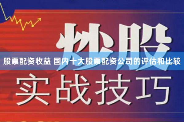 股票配资收益 国内十大股票配资公司的评估和比较
