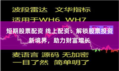 短期股票配资 线上配资：解锁股票投资新境界，助力财富增长