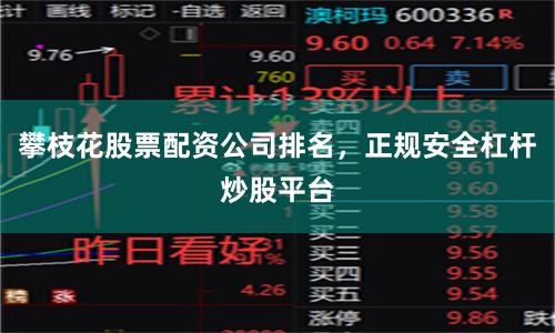 攀枝花股票配资公司排名，正规安全杠杆炒股平台